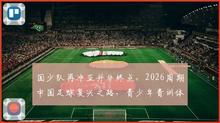国少队再冲亚并非终点，2026周期中国足球复兴之路，青少年青训体系是关键